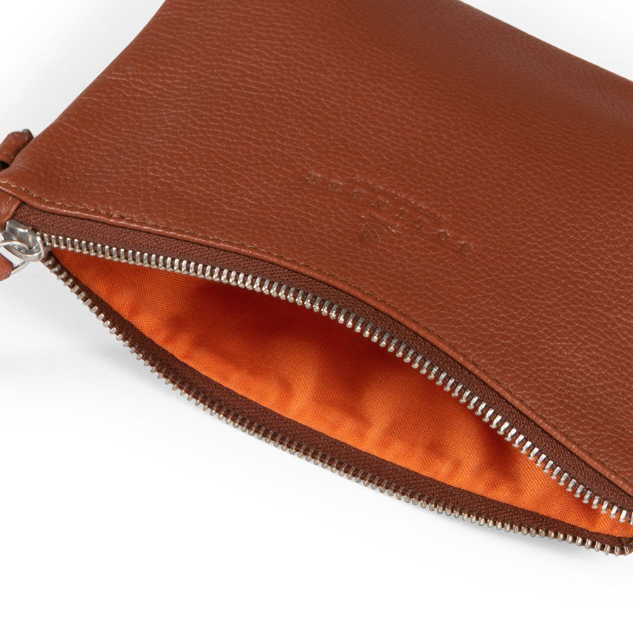 Zipper Pouch Cognac 